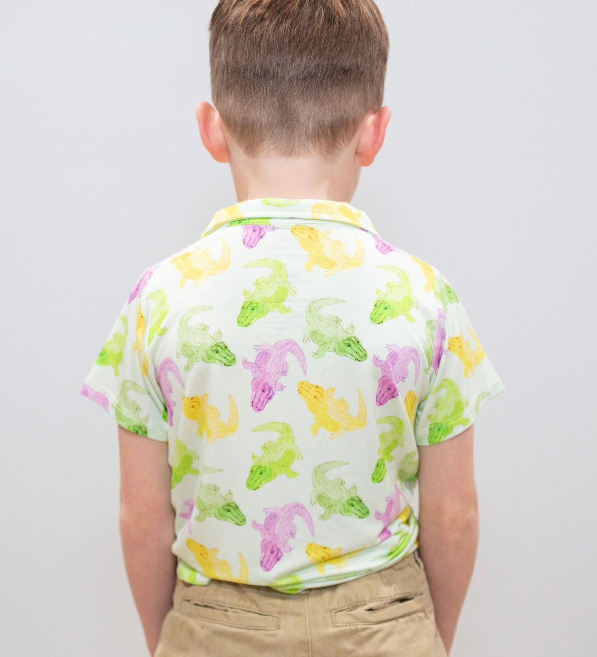 Mardi Gras Alligator Polo Shirt