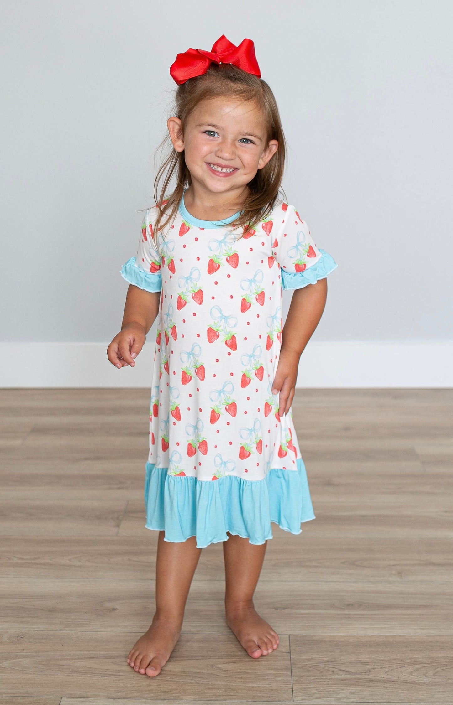 Strawberries and Bows Gown