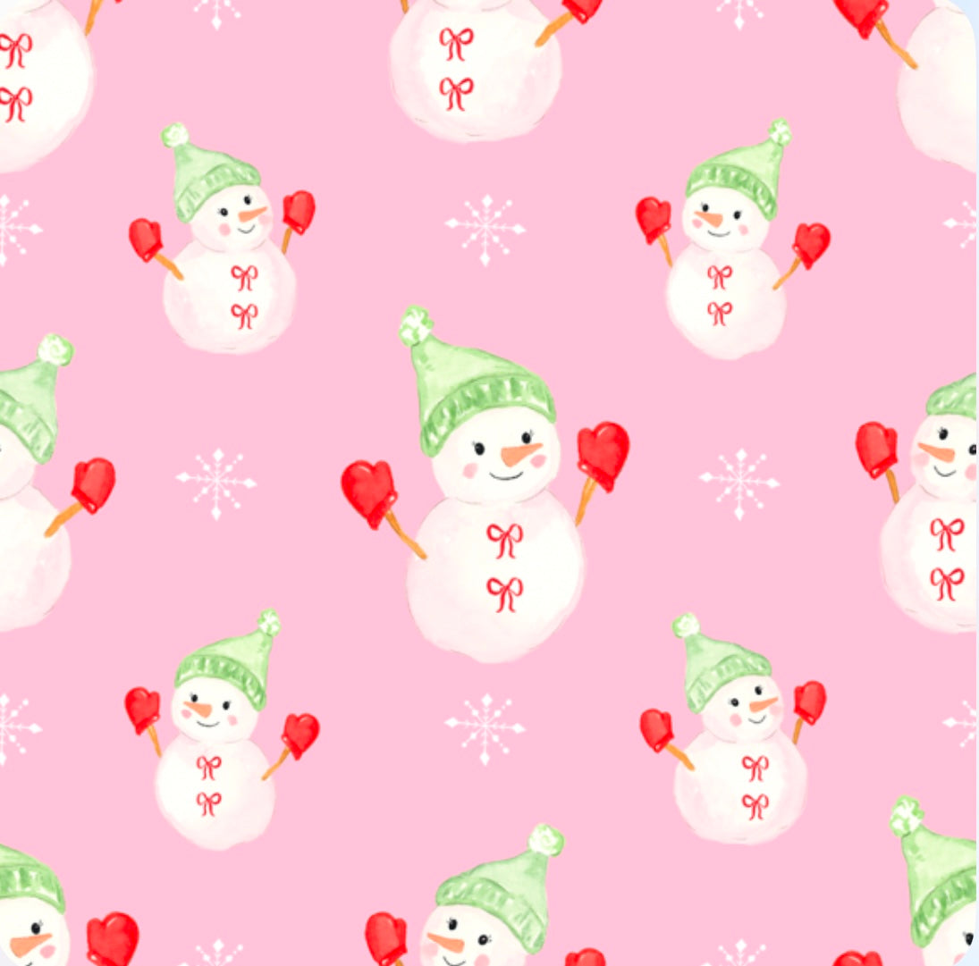 Snowmen Two Piece Pajama Set