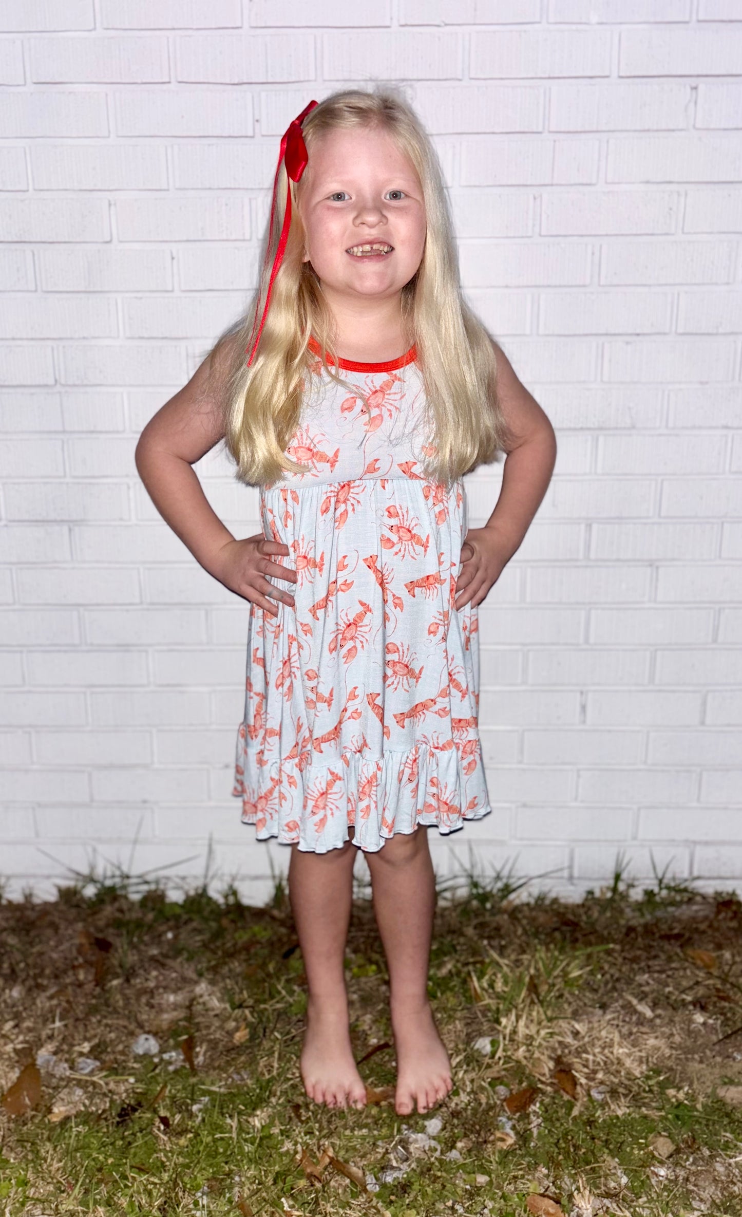 Crawfish Razorback Twirl Dress