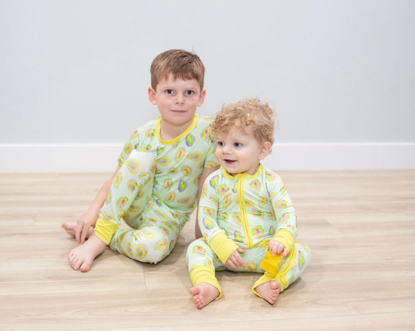 Mardi Gras Oyster Two Piece Pajama Pants Set