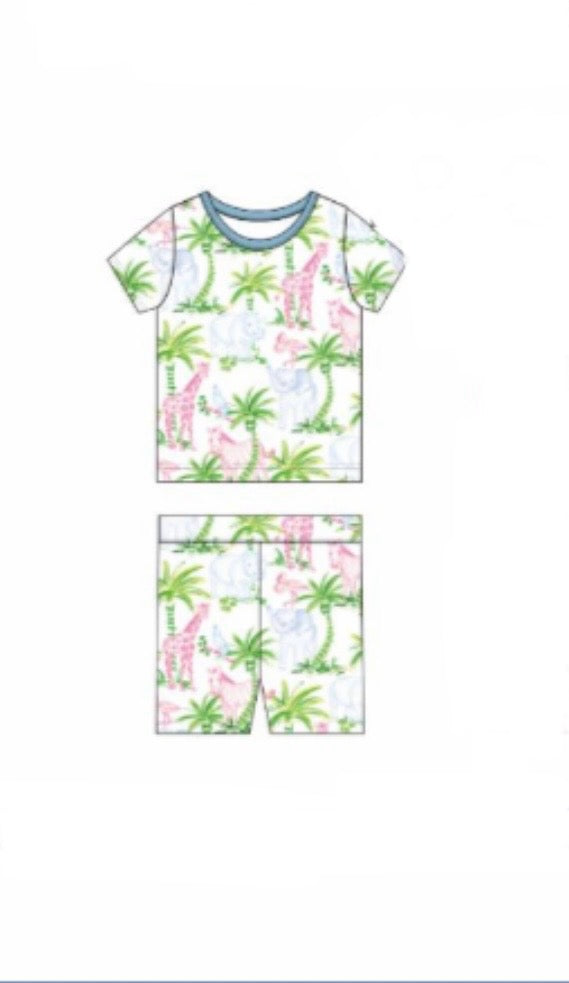 Zoo Two Piece Pajama Set