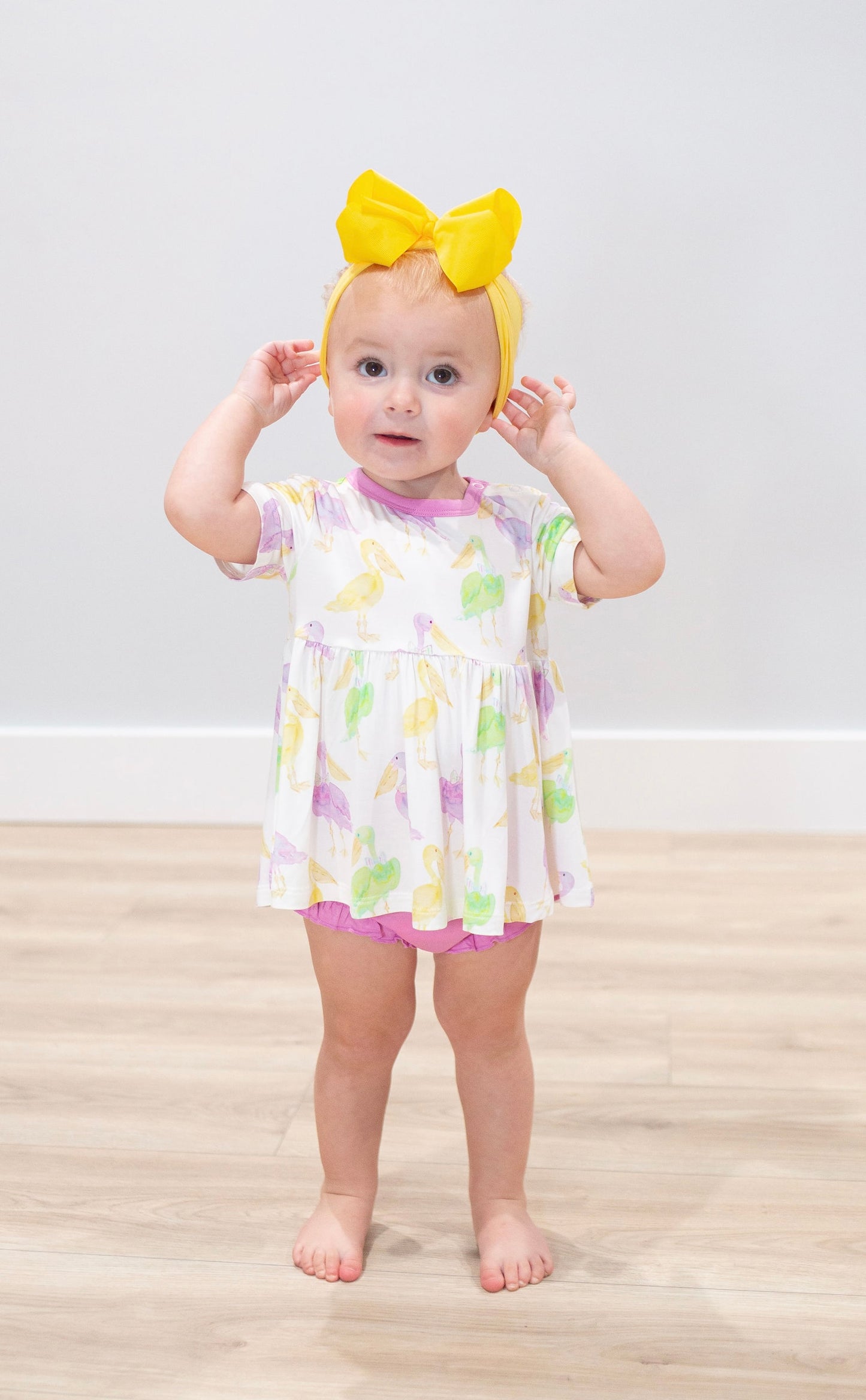 Mardi Gras Pelicans Peplum Set