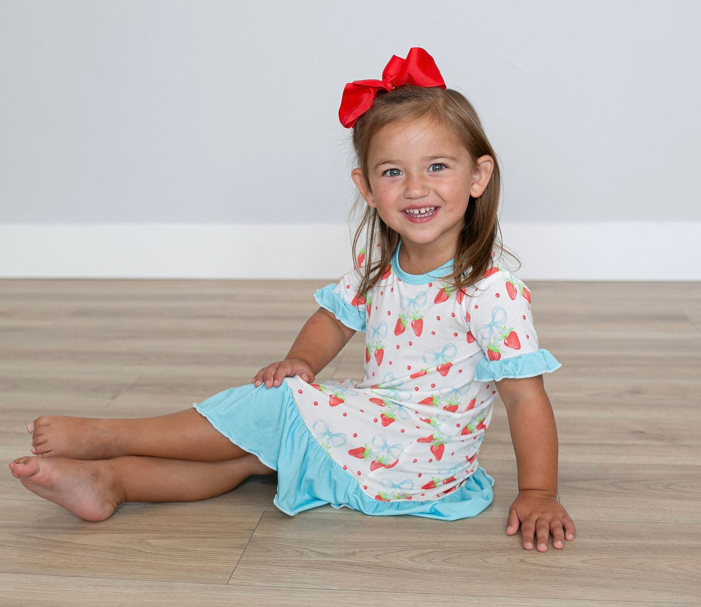 Strawberries and Bows Gown