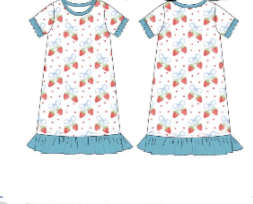 Strawberries and Bows Gown