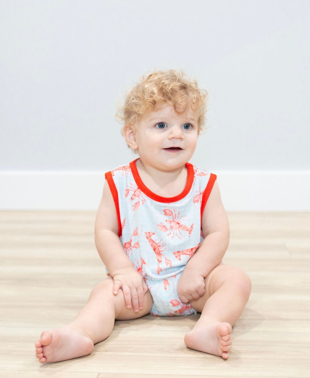 Crawfish Bubble Romper