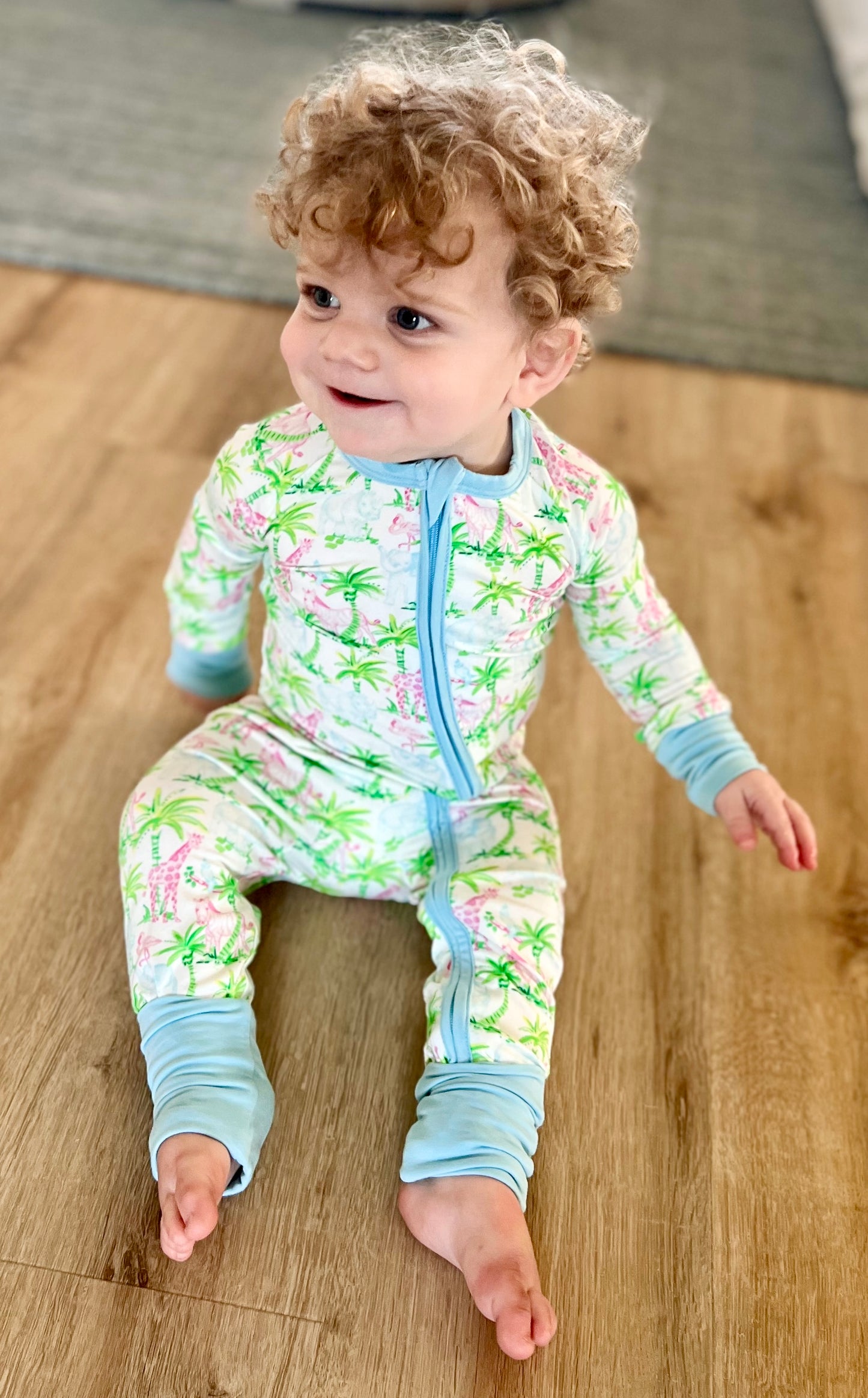 Zoo Zipper Onesie