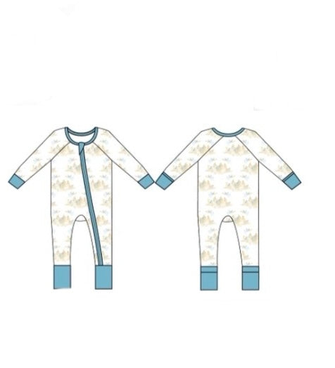 Nativity  Zipper Onesie