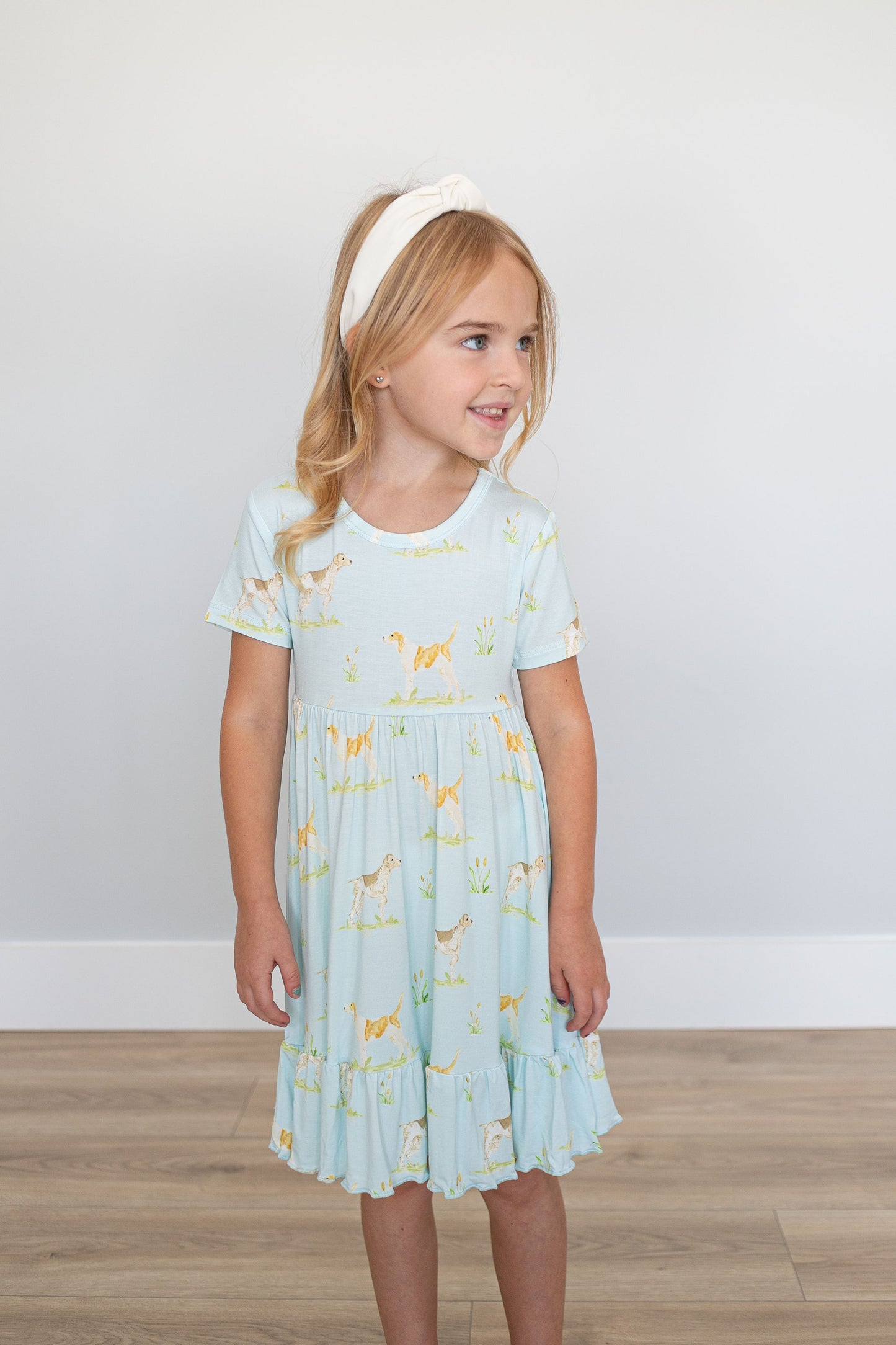 Hunting Dog Twirl Dress