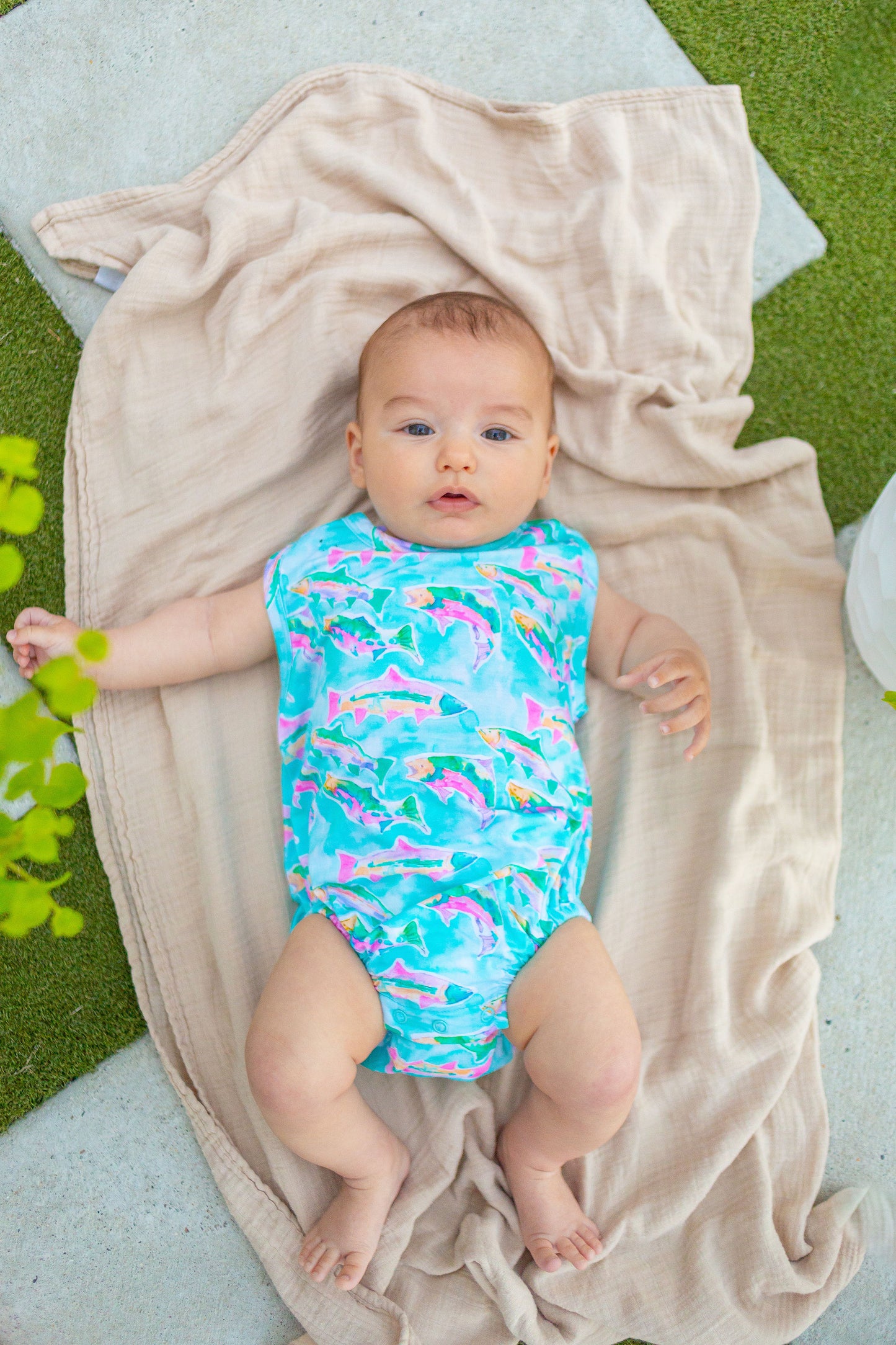 Fish Bubble Romper