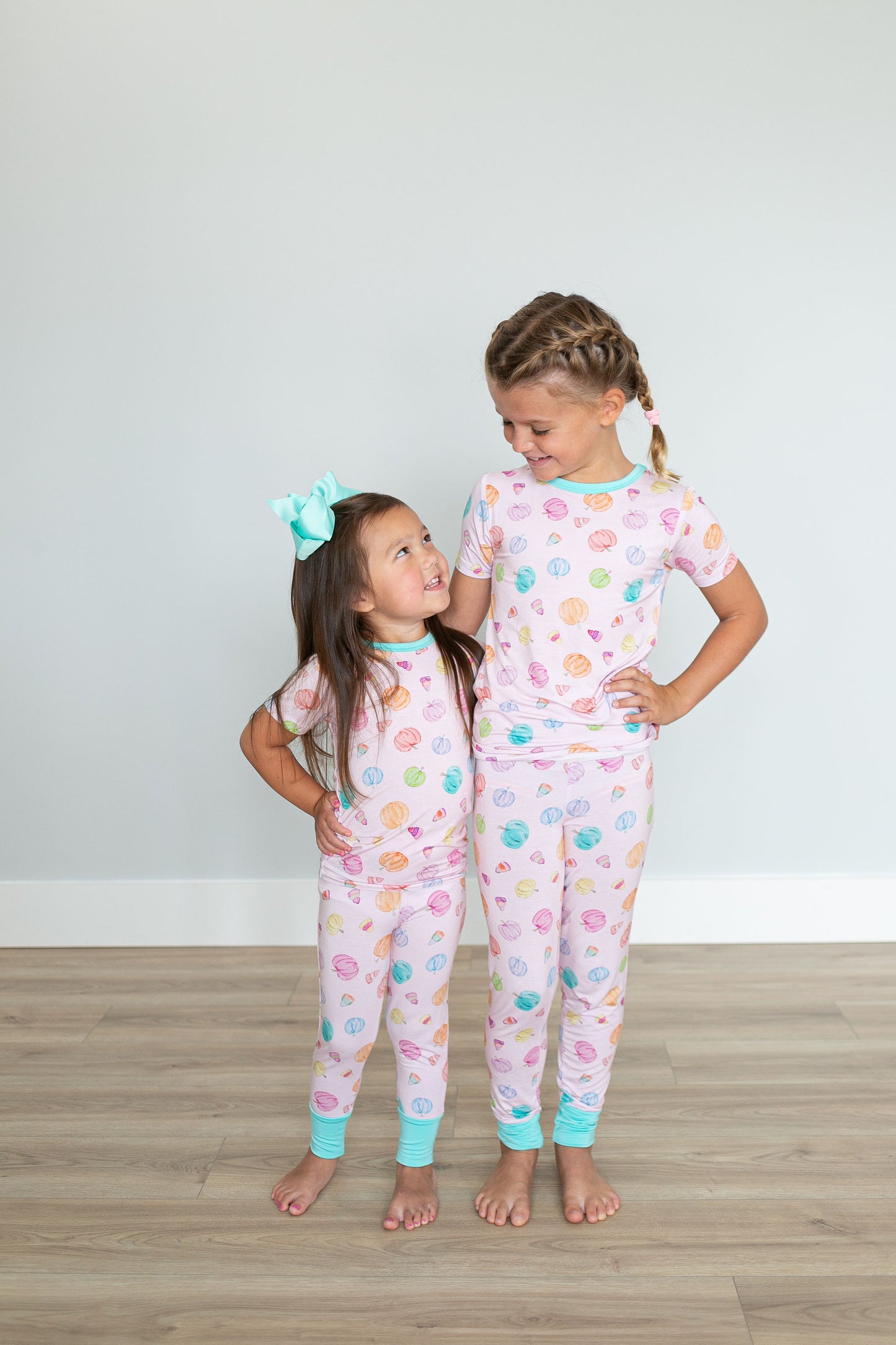 Pink Pumpkin Two Piece Pajama Set