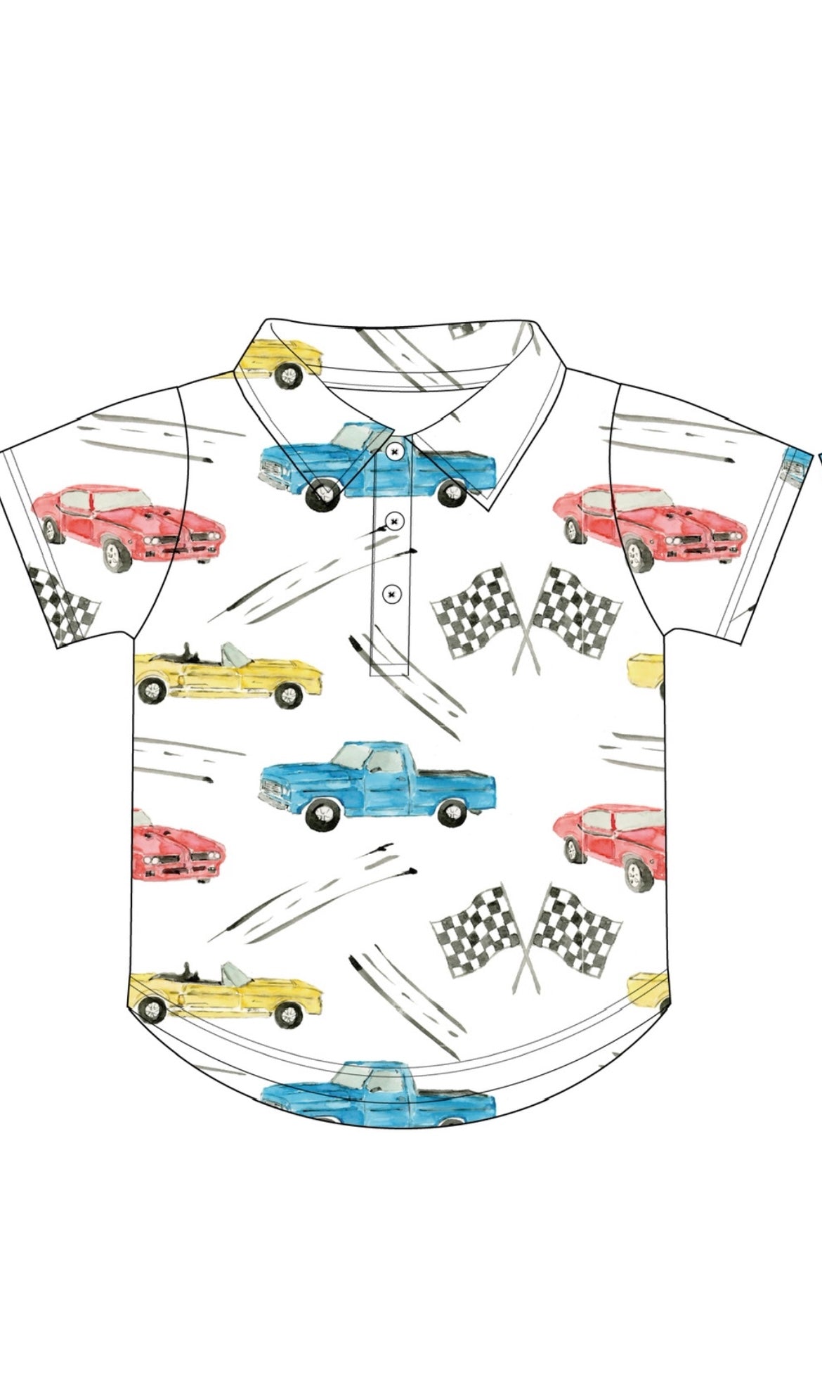 Cruisin Cars Polo Shirt