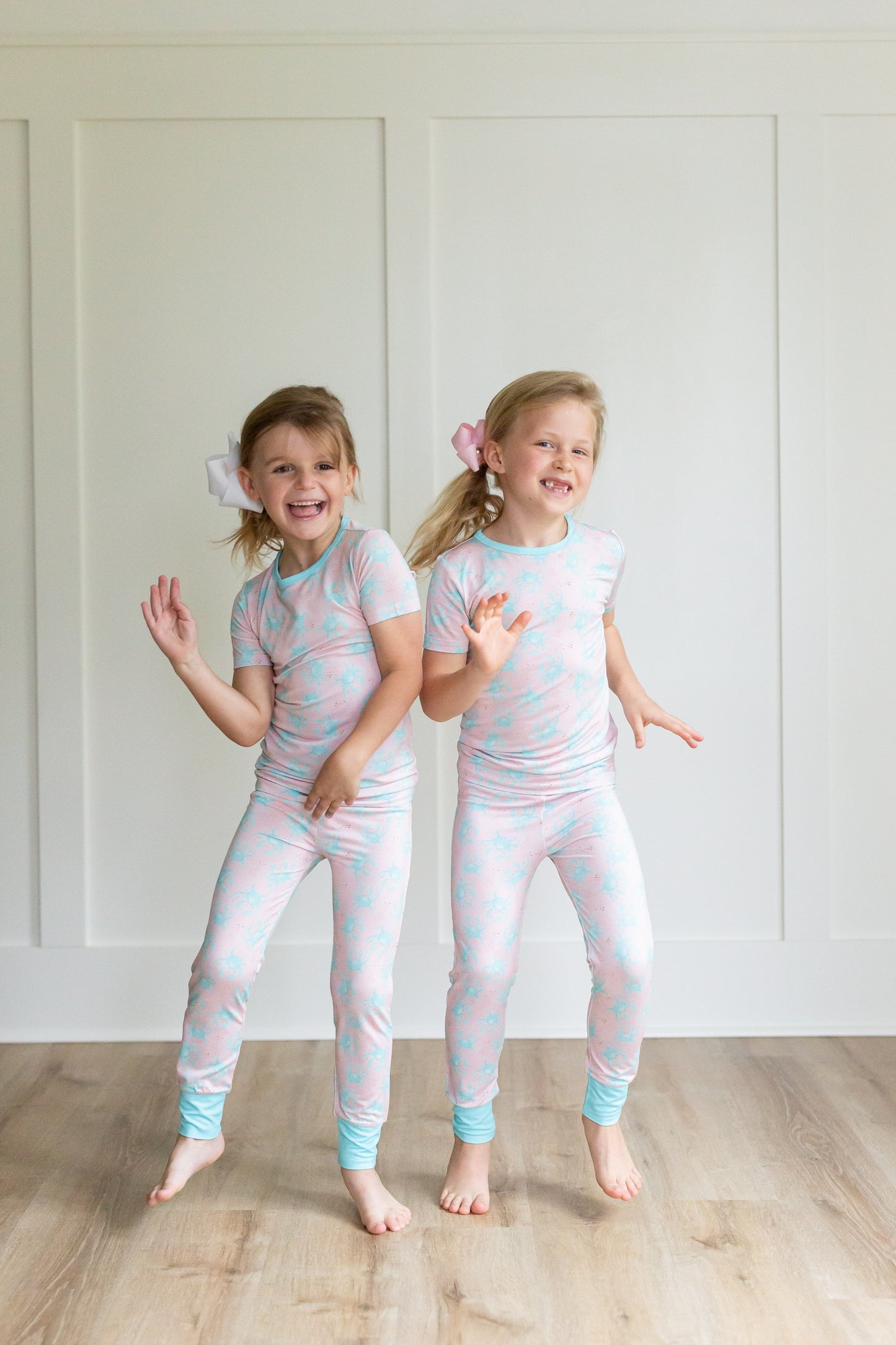 Pink/Blue Two Piece PJ Pants Set