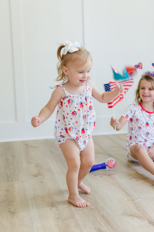 Red, White and Blue Snowcones Bubble