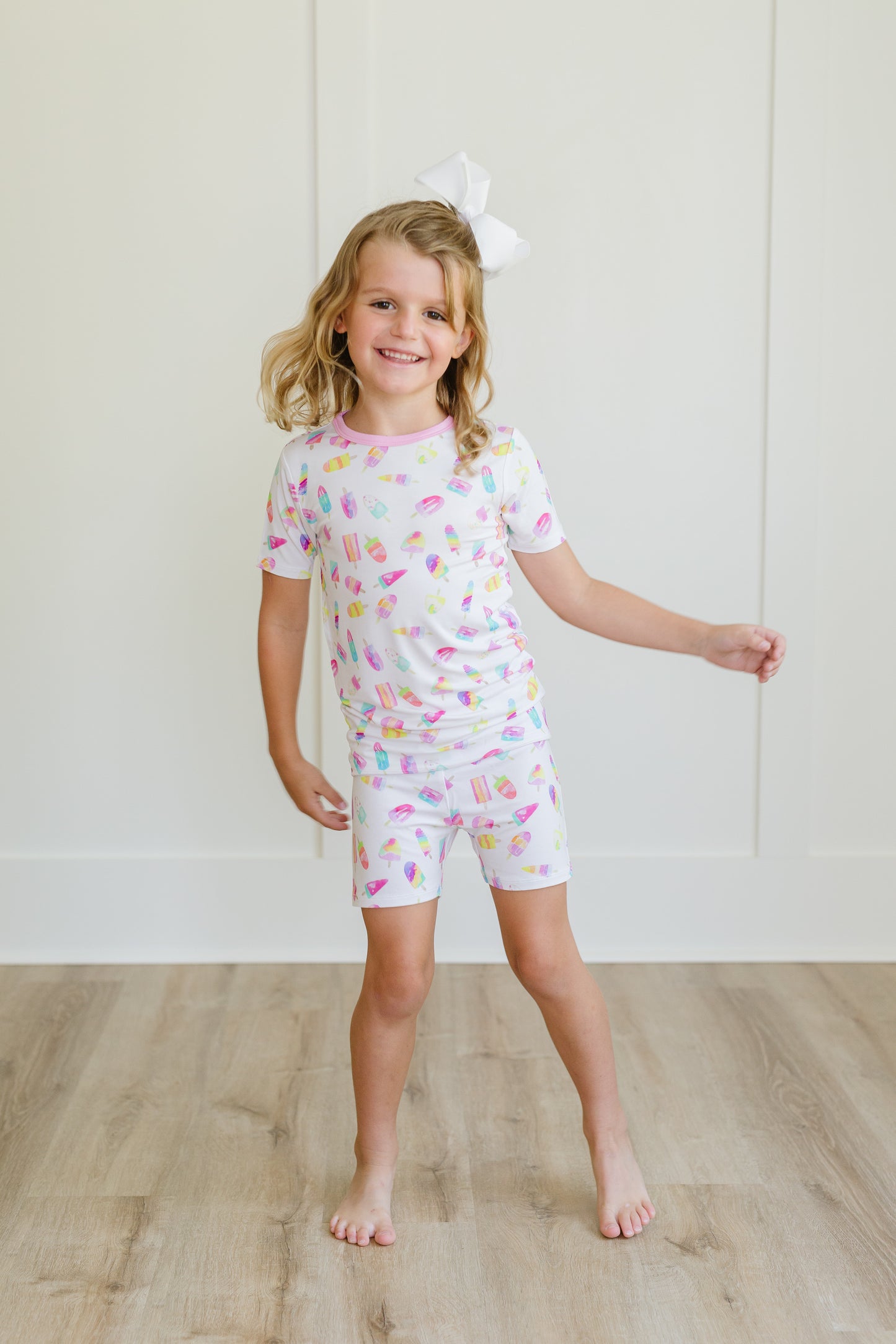 Popsicle Two Piece Pajama Short Set