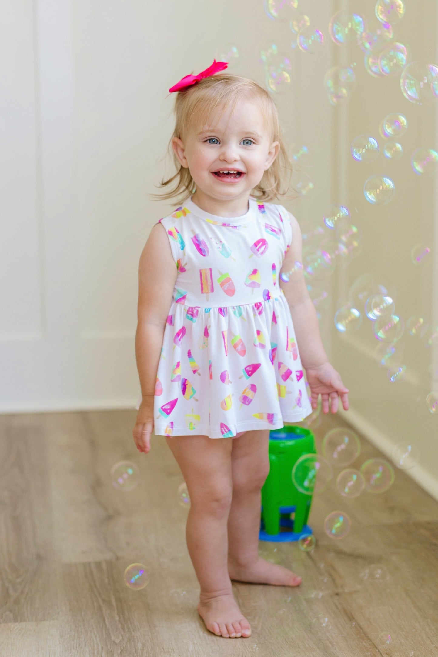 Popsicle Sleeveless Peplum Bloomer Set