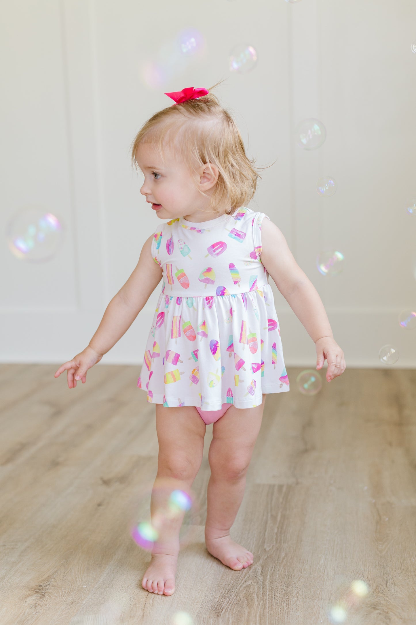 Popsicle Sleeveless Peplum Bloomer Set