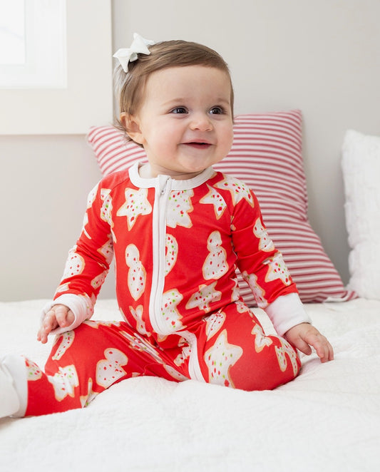 Christmas Cookies Zipper Onesie