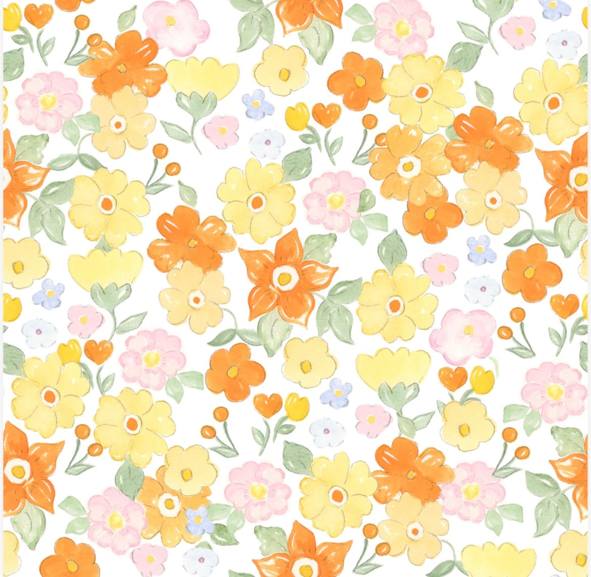 Fall Floral Zipper Onesie