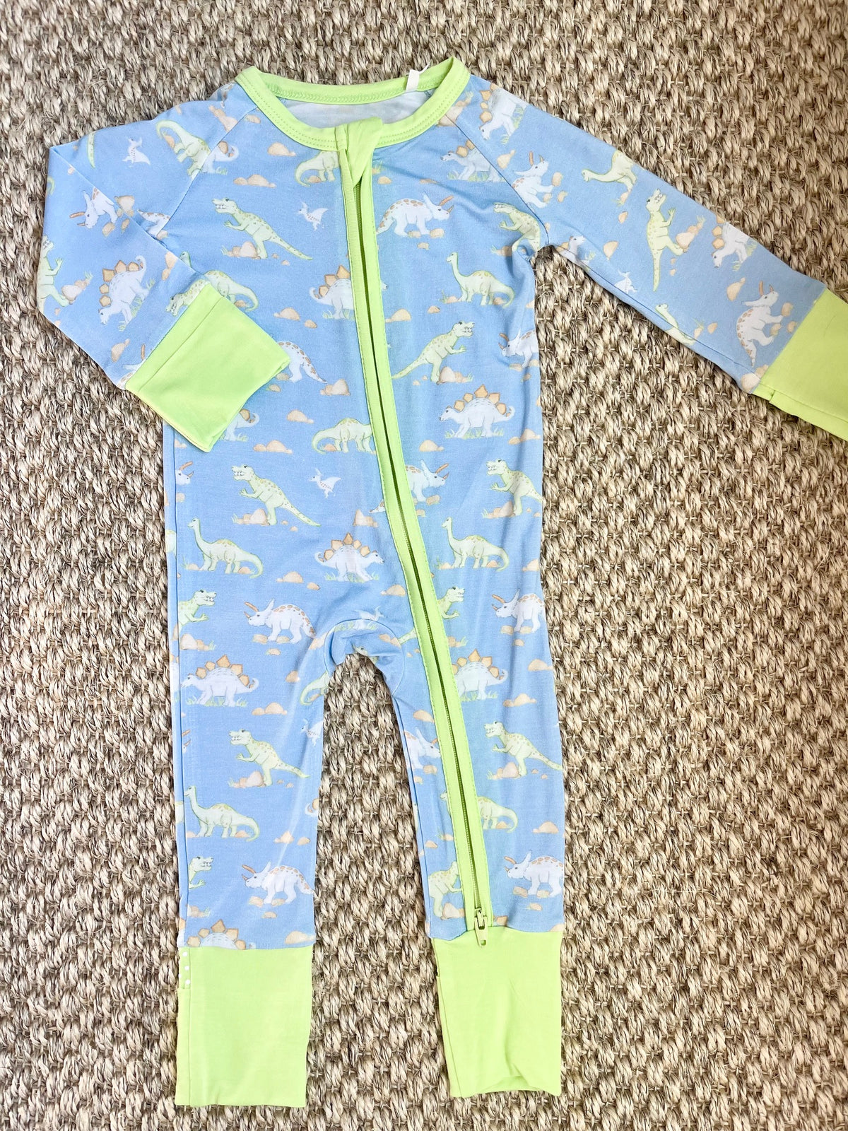 Dino Zipper Onesie