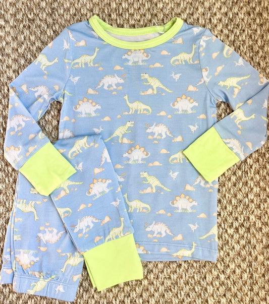 Dino Two Piece Pajama Set