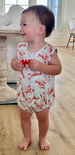 Crawfish Bubble Romper