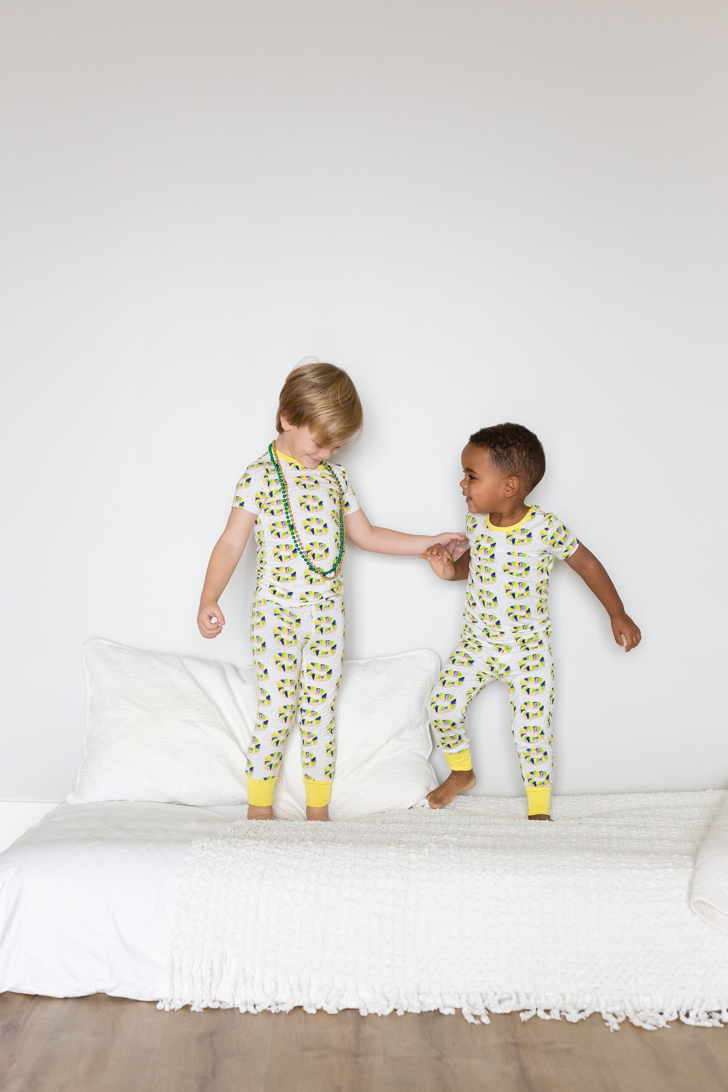 Mardi Gras King Cake Two Piece Pajama Set