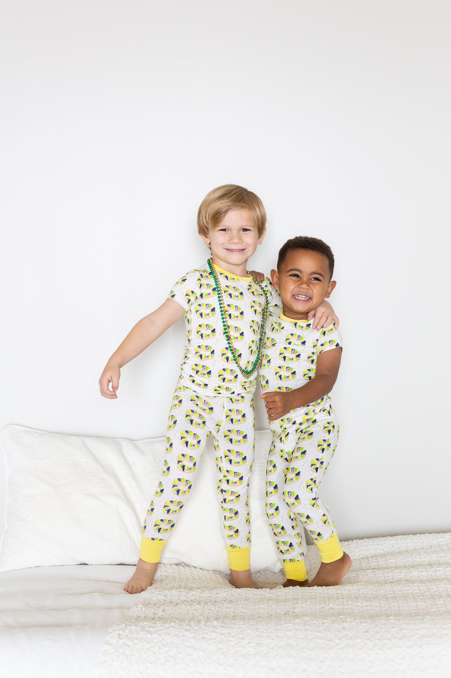 Mardi Gras King Cake Two Piece Pajama Set