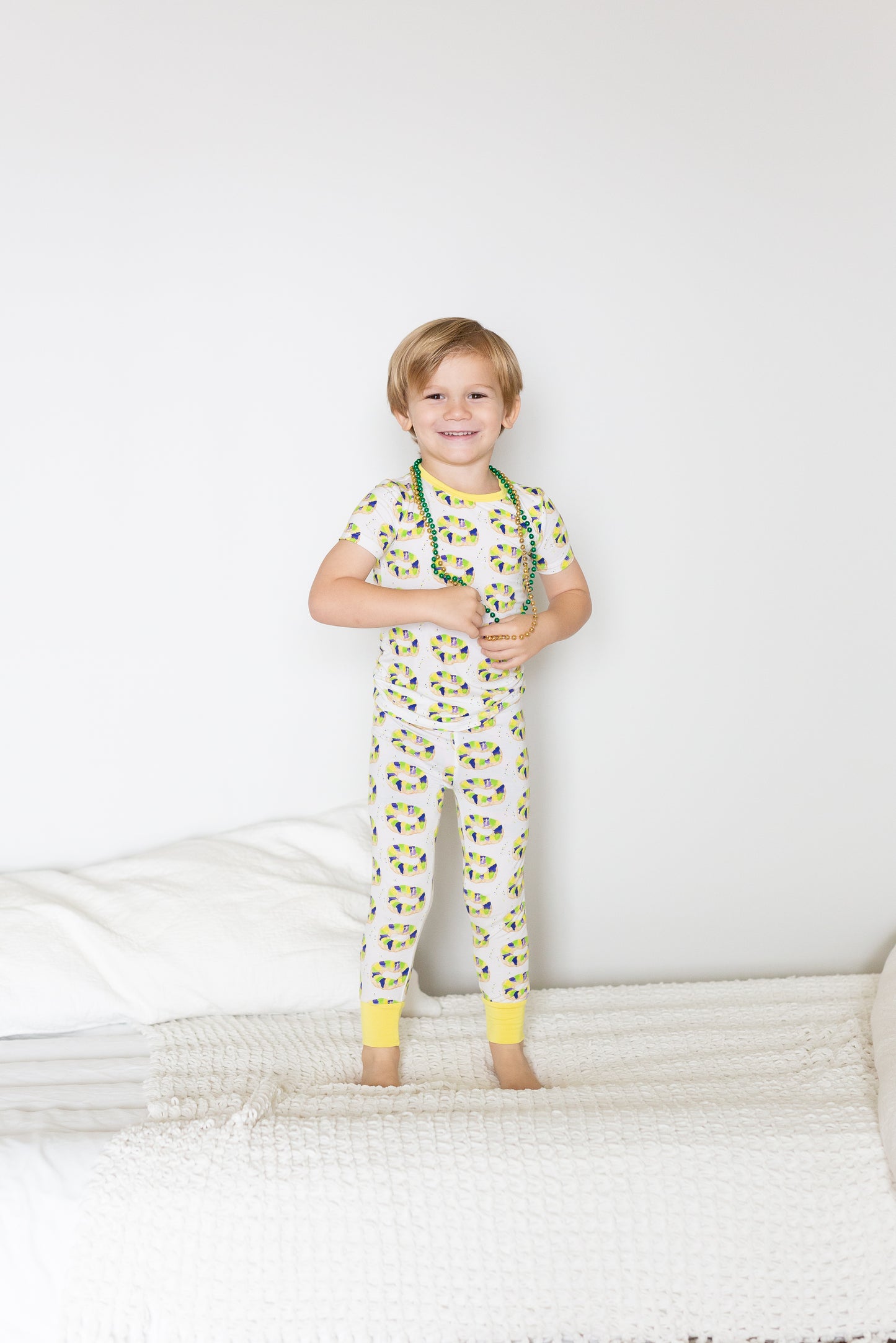 Mardi Gras King Cake Two Piece Pajama Set